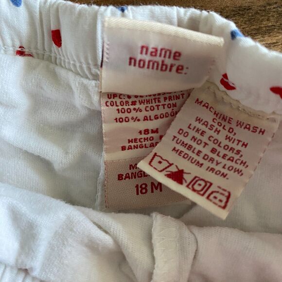 Faded Glory Patriotic Heart Print Skort Girls' 18 Months - Picture 8 of 8